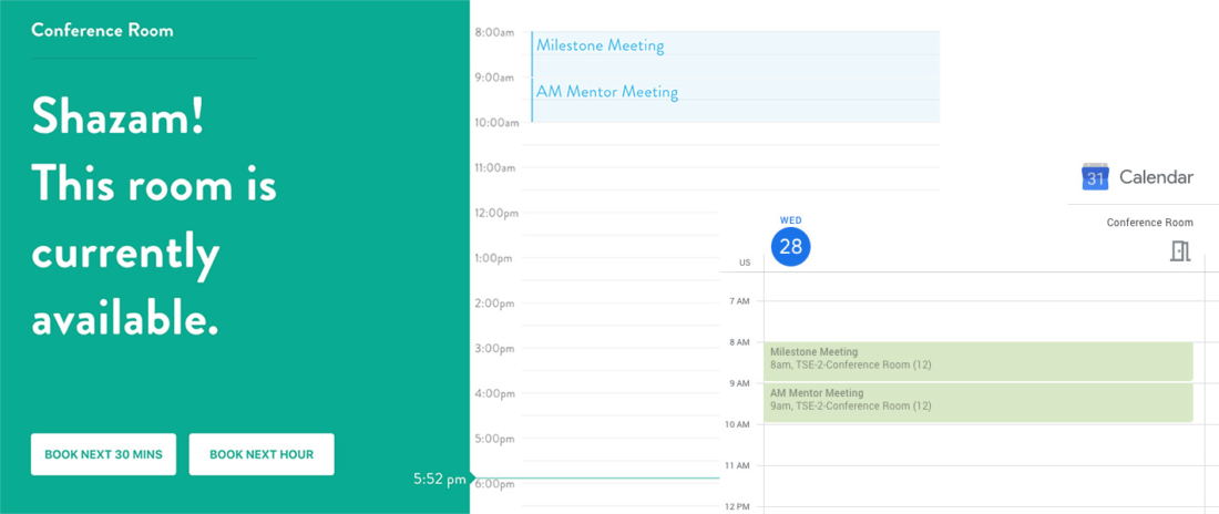 Dibs App vs Google Calendar